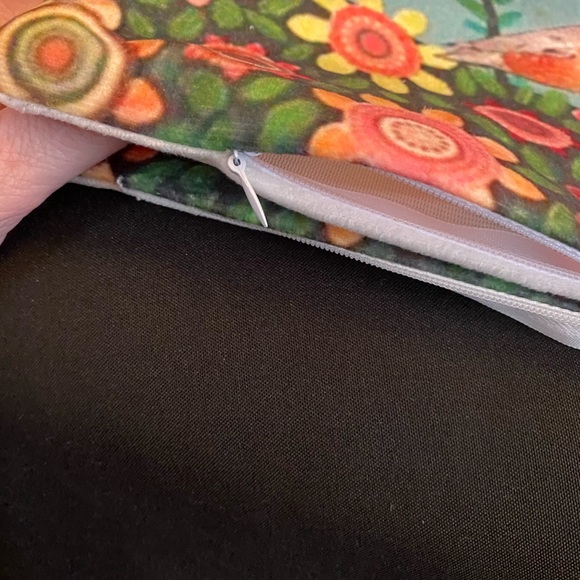 Boho 18” x 18” Floral Pillow Covers - Picture 4 of 7